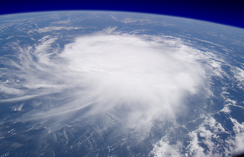 Un mensaje durante el huracán Irma