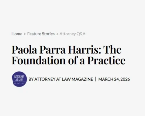 Paola Parra Harris: The Foundation of a Practice
